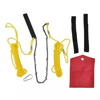 Карманная бензопила 24 дюйма 34 секции 11 ножей портативная складная бензопила для резки древесины кемпинга