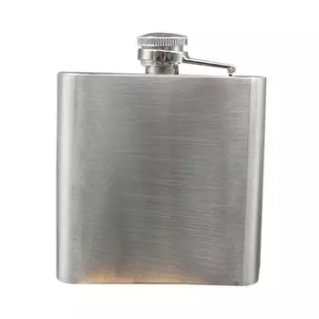 Карманная фляжка из нержавеющей стали для виски, вина, кувшина для кемпинга 3 oz