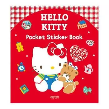 Карманная книга наклеек Hello Kitty, популярный персонаж в Корее