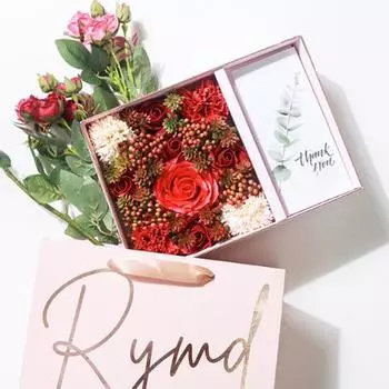 Карманная копилка RYMD Premium, розовая линия, большая красная (Основной товар + роскошная сумка для покупок в подарок), популярная фраза в Корее Pocket money box pink line large red