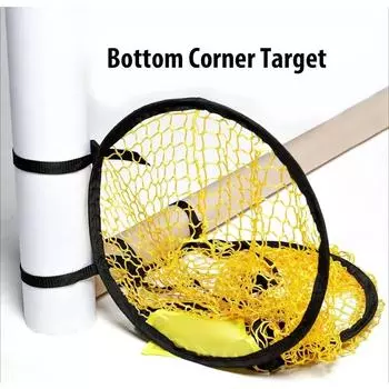 Карманная мишень для футбольных ворот Положение футбольных ворот Карманная сетка для футбольного поезда Тренировочная мишень для штрафных ударов Простая установка жёлтый