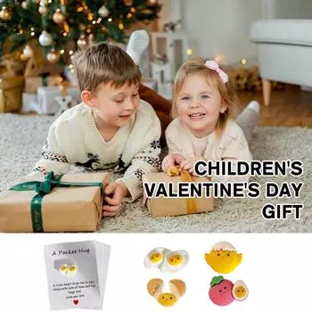 Карманная открытка «Любовные объятия» из смолы серии «Яйцо» 1 шт. One Size