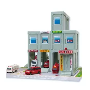 Карманная пожарная станция серии Tomica Town, официальная коллекция товаров для хобби, игрушечная мини-машинка, пластиковая модель