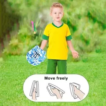 Карманная ракетка Yousheng для игры в ловлю мяча и ловлю воланчика, игрушка для детей, ручная ракетка для игры в помещении и на открытом воздухе, игра в метание мяча синий