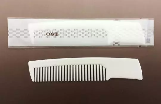 Карманная расческа Sanyo Brush Lattice 135 мм для коммерческого использования, индивидуально упакованная упаковка из 200 карманных щеток, косметическая расческа, белая (ЩЕТКА-РАСЧЕСКА) белый
