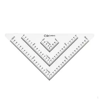 Карманная сетка Точное чтение карты Водонепроницаемый акрил 1/24,000 Школьный картографический инструмент для обучения Utm, Usng,
