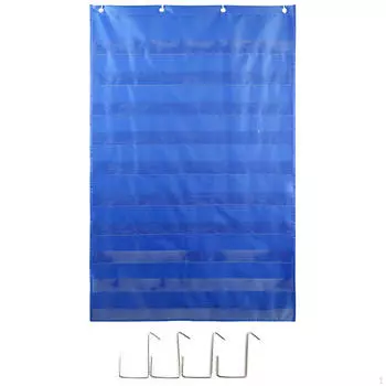 Карманная схема организации классной комнаты для дошкольного образования синий