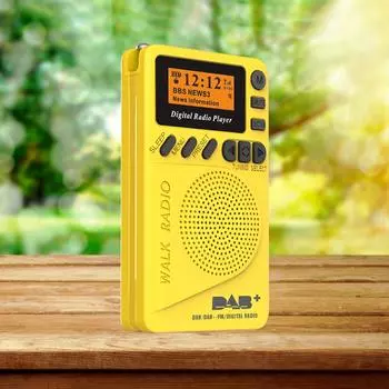 Карманное цифровое радио DAB Digital Mini DAB+ с MP3-плеером, FM-радио, ЖК-дисплей