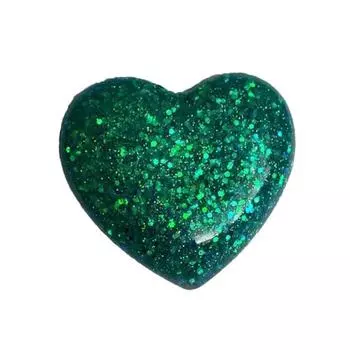 Карманное сердце-обнимание, разноцветные милые стеклянные поделки, подвески в форме сердца, день рождения, свадьба, день Святого Валентина темно-зеленого