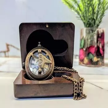 Карманные часы 5,08 см с деревянной коробкой, гравированные часы, подарки для него, мужской подарок, подарок жениху, рождественский подарок