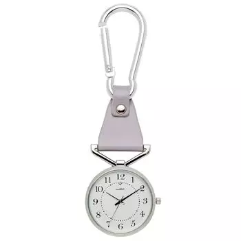 Карманные часы аналоговые с карабином Revio Purple [Fieldwork] женские JN026-2 фиолетовый