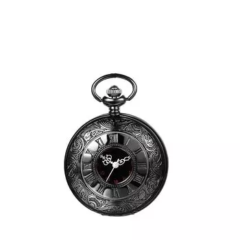 карманные часы антикварные римские аналоговый дисплей водонепроницаемый скелетон с крышкой подвеска на шею карманные часы с цепочкой черные модные аксессуары