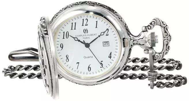 Карманные часы Date 3530 [Charles Hubert, Paris] Мужские серебряный