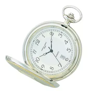 Карманные часы Date 3554 [Charles Hubert, Paris] Мужские серебряный