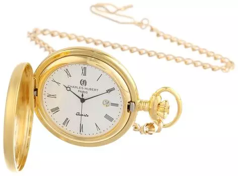 Карманные часы Date 3675 [Charles Hubert, Paris] Мужские золотой