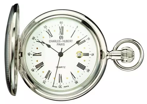 Карманные часы Date 3817 [Charles Hubert, Paris] Мужские серебряный