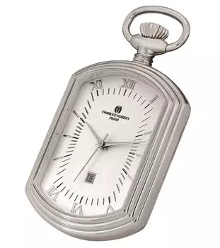 Карманные часы Date DWA041 [Charles Hubert, Paris] Мужские серебряный