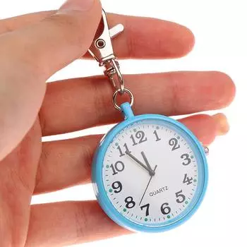 Карманные часы Карманные часы для медсестры Брелок-часы с батарейкой Врачебные винтажные часы-подвеска Часы для осмотра