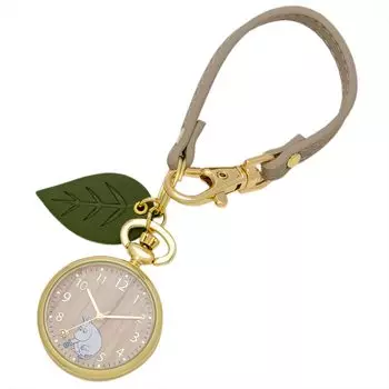 Карманные часы Moomin Analog Strap Watch Bag Charm Grey [Fieldwork] MOM018-1 Женские серый