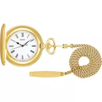 Карманные часы SAPQ008 с крышкой золотого цвета [Seiko Watch]