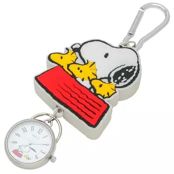 Карманные часы Snoopy Analog Rubber Reel KC Watch G White [Perfect World] женские PNT042-4 белый
