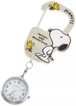 Карманные часы Snoopy Carabiner Watch бежевые [Fieldwork] PNT022-2 женские бежевый
