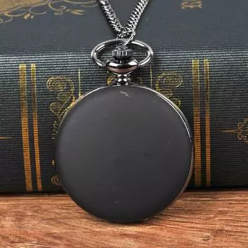 Карманные часы Винтажная цепочка Ретро Величайшее ожерелье для карманных часов One Size чёрный