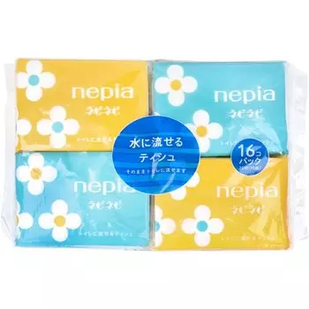 Карманные салфетки Napier, смываемые, 16 шт. в упаковке x 2 комплекта