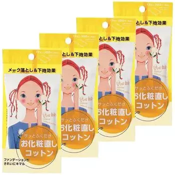 Карманные ватные палочки для подкрашивания макияжа, набор из 12 штук по 4 шт. [Оптовая закупка] (36мл)