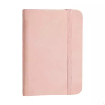 Карманный блокнот A7 4,33x2,95 дюйма в подарок, 100 листов, небольшой ежедневный блокнот, линованный блокнот для розовый