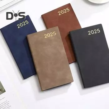 Карманный блокнот из искусственной кожи, плотная бумага премиум-класса, гладкий дизайн, не допускающий растекания, рюкзак-планировщик кофейный