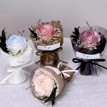 Карманный букет Мини искусственные цветы Карманные искусственные розы Подсолнух Портативный букет Сувенир Подарок на свидание для любимых