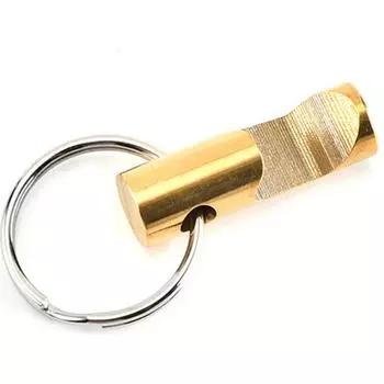Карманный цилиндрический открывалка для пивных бутылок из цинкового сплава, креативный мини-брелок для ключей, походные портативные кухонные инструменты, открывалки для гаджетов жёлтый