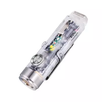 Карманный фонарик RovyVon A8, 650 люмен, мощный перезаряжаемый фонарик-брелок с режимом блокировки, красный, водонепроницаемый, для дома и улицы