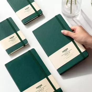 Карманный карманный дневник Simple Life Diary Note в твердом переплете - популярная фраза в Корее. gray