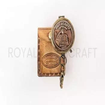 Карманный компас для бойскаутов из твердой латуни, подарок, военный компас