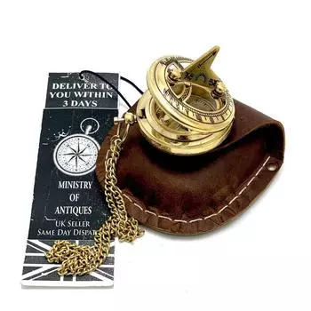 Карманный компас с солнечными часами, персонализированный морской компас, компас ручной работы, рождественский подарок, подарок мужу, подарок для нее, свадебный подарок