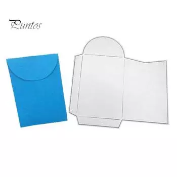 Карманный конверт для резки штампа для скрапбукинга, тиснения, DIY бумажная форма для рукоделия серебряный