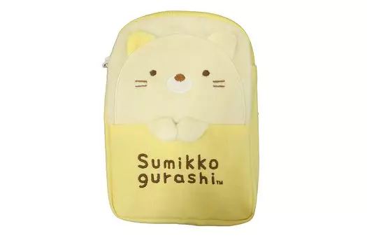 Карманный мешочек для талисмана Marushin Sumikko Gurashi Hyokkori Neko Персонаж Товары для поступления в детский сад Подготовка к поступлению в детский сад Детская школа