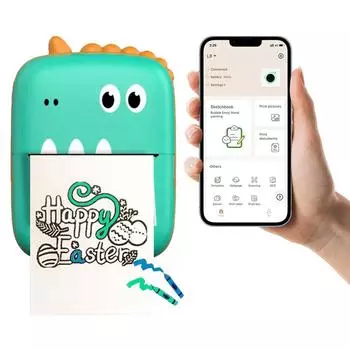 Карманный мини-принтер, совместимый с IOS и Android, Bluetooth-совместимый портативный принтер этикеток, термопринтер, интеллектуальная печать, подарок