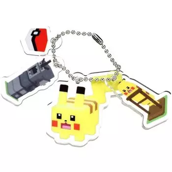 карманный монстр покемон квест поксель акриловый талисман пикачу