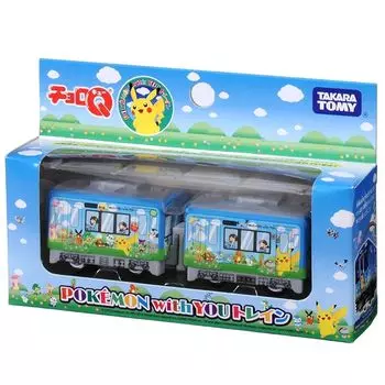 карманный монстр ПОКЕМОН с ВАМИ Поезд Чоро Кью [версия поезда с 2 вагонами]