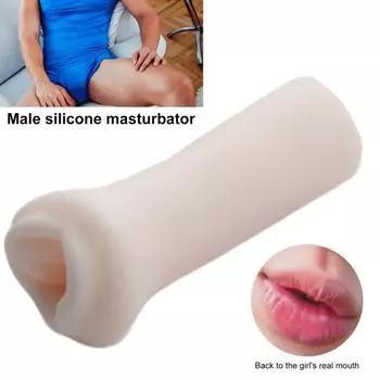 Карманный мужской мастурбатор, супермягкий, гибкий, реалистичный, с глубокой глоткой, оральный секс-строкер, обучающий секс-игрушка для взрослых A