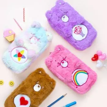 Карманный пенал Luca Lab Care Bear (Выберите 1 из 4 типов), популярная фраза в Корее 01 True Heart Bear (Rainbow)