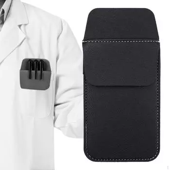 Карманный протектор, органайзер для медсестры, сумка, органайзер для хранения инструментов, ручка для медсестры чёрный