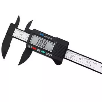 Карманный штангенциркуль с цифровым дисплеем и скользящей линейкой 0–150 мм 6#