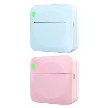 Карманный термопринтер C17, бумага для фотографий, 200 точек на дюйм, беспроводная связь, Bluetooth, мобильная печать синий