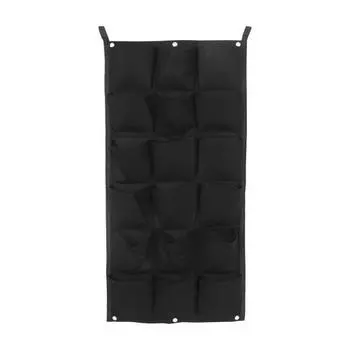 Карманный вертикальный фетровый садовый контейнер для выращивания растений, настенные мешки для растений, 18 карманов, 100*50 см