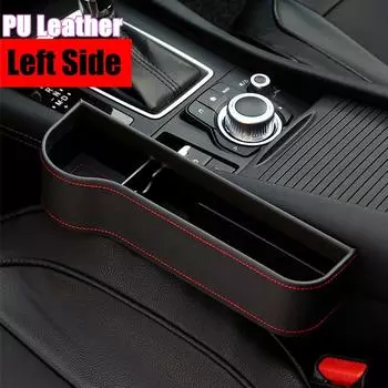 Карманы для автомобильных сидений, кожаный органайзер для автомобильной консоли, боковой органайзер для сиденья One Size