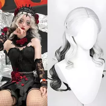 Карнавальный парик, парик для выставки японского аниме One size белый